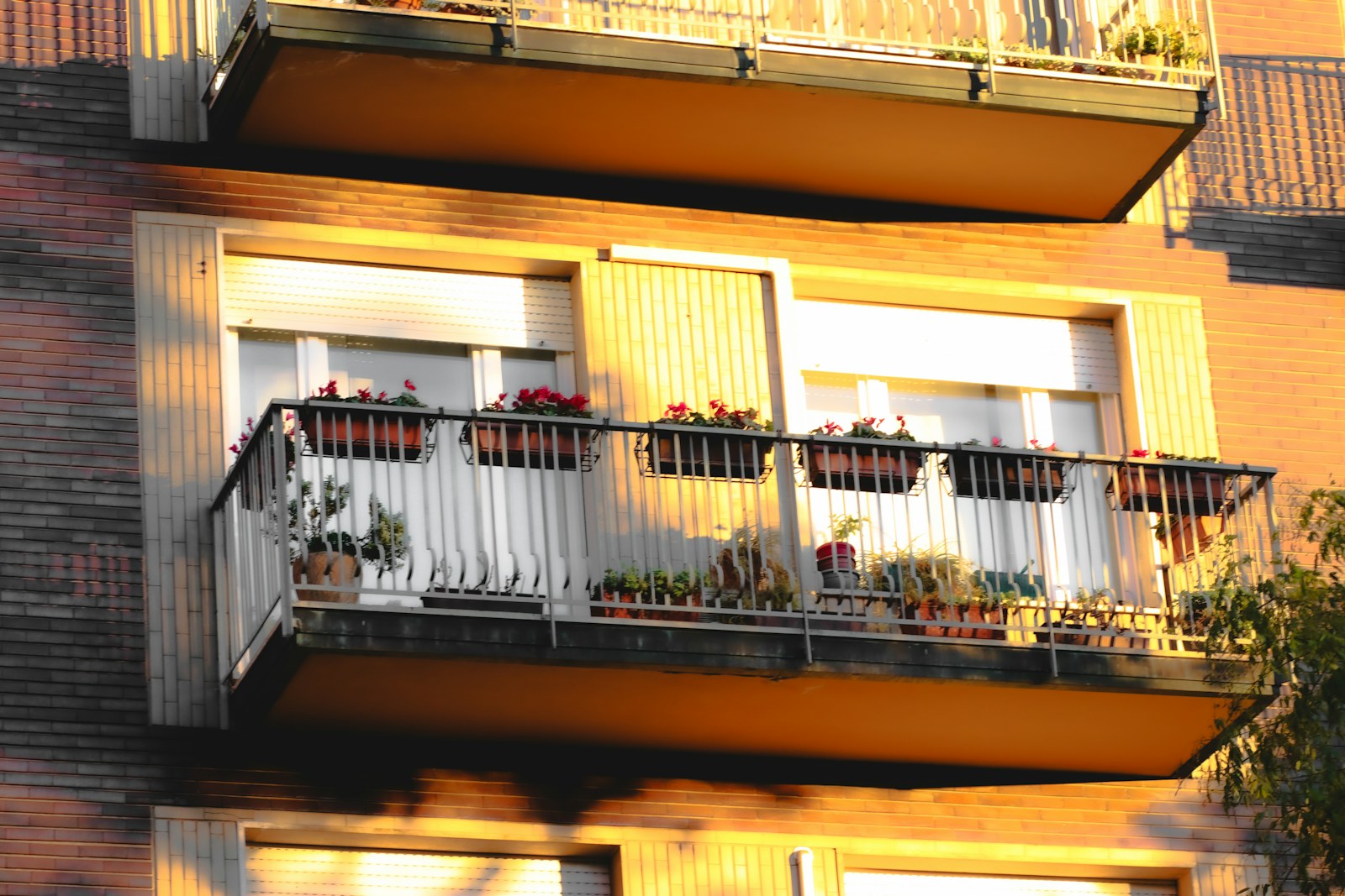 Edifício residencial com varandas